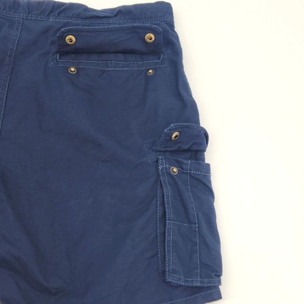 Rodd & Gunn Sandyford Cargo Shorts Size 34 Men Navy Blue Cotton Linen UP0663 - Picture 4 of 8